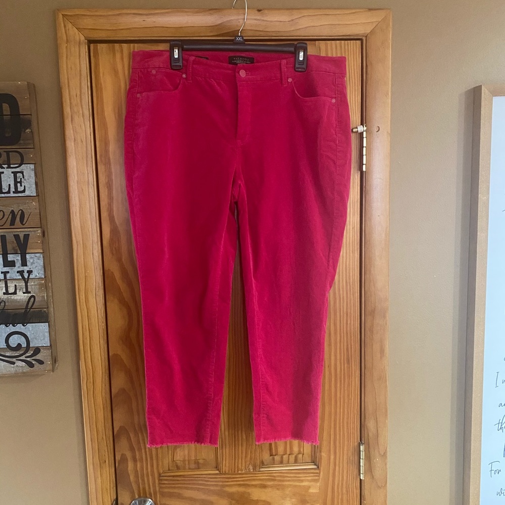 Fuschia Corduroy pants